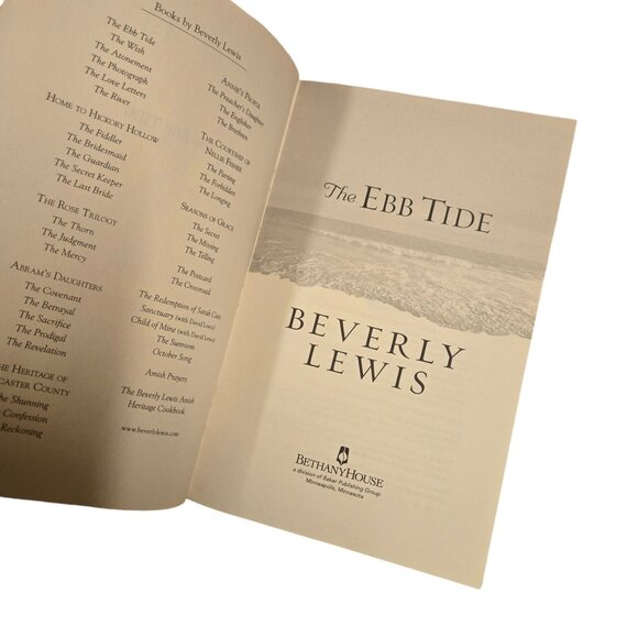 The Ebb Tide By Beverly Lewis Paperback Book Contemporary Fiction Amish - Picture 5 of 11